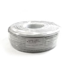 Cáp đồng trục Sannic RG59 + 2C CSS-CU cuộn 200 mét