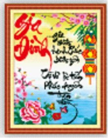Tranh đính đá H975 - Gia đình yêu thương