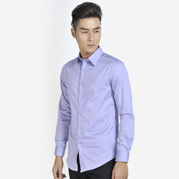 Áo sơ mi công sở nam Fonto Menswear-Tím nhạt-SM068 