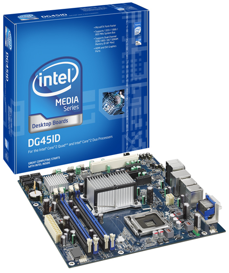 Bo mạch chủ - Mainboard Intel DG45ID - Socket 775, Intel G45, 4 x DIMM, Max 16GB, DDR2