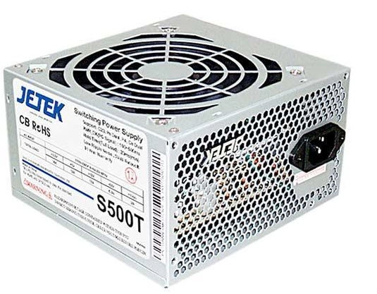Nguồn - Power Supply JeTek S500 (Nguồn máy tính) 500W - 24 pin