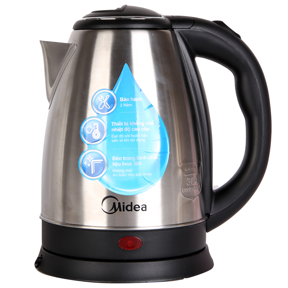 Ấm đun siêu tốc Midea MK-17SD - 1.7 lít 