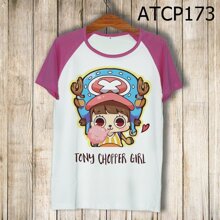 Áo thun tay màu Cô bé Chopper ATCP173