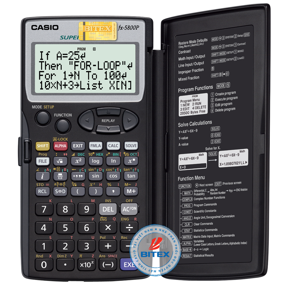 Máy tính khoa học Casio FX-5800P 