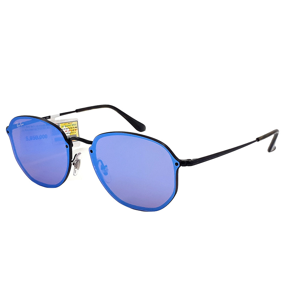 Kính mát Unisex Rayban gọng đòi mồi đen tròng xanh RB3579N-153-7V ...