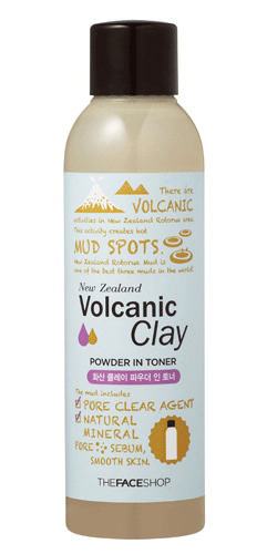Nước hoa hồng The Face Shop Volcanic clay powder in toner 