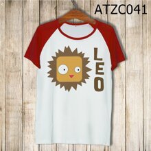 Áo thun tay màu Sư Tử ATZC041