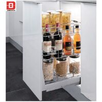 Kệ 3 tầng đựng chai lọ ray giảm chấn inox Higold 305021