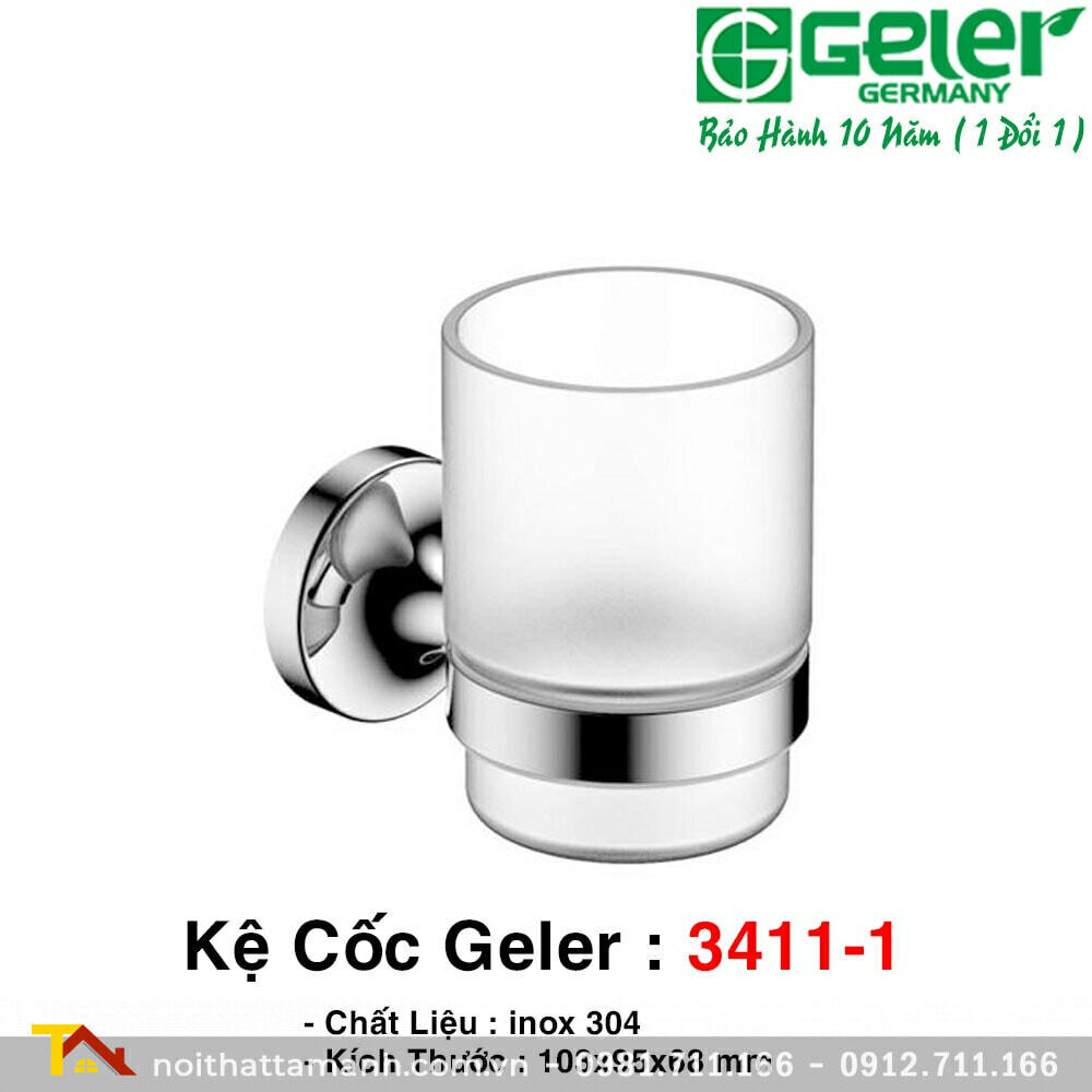 Kệ cốc Geler 3411-1, inox 304