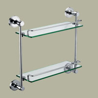 Kệ inox 2 tầng Tùng Lâm TL-9792 - Kính thẳng