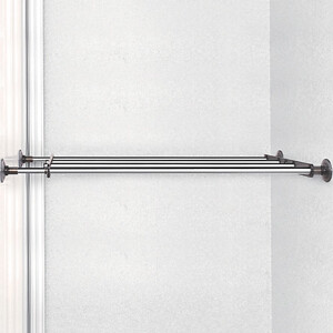 Kệ Inox để đồ không khoan Wellex BSS4040, kích thước 60-80 cm