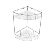 Kệ rổ góc 2 tầng inox 304 Tovashu TG2