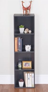 Kệ Sách 4 Ngăn Màu Đen UH2145