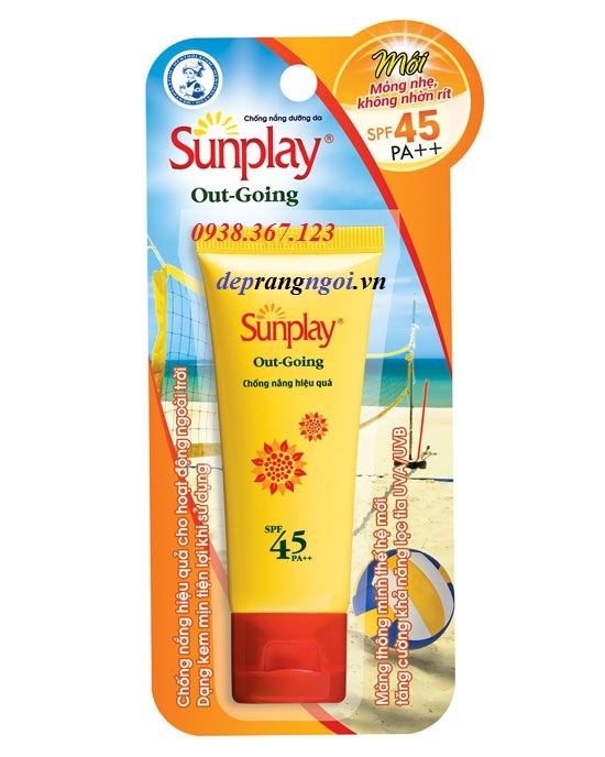 Kem chống nắng dưỡng da Sunplay Out Going SPF 50+, PA+++ 30g