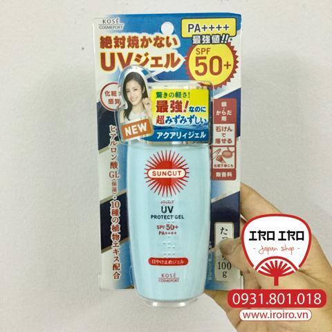 Kem chống nắng Kose Suncut UV Protect Gel SPF50+