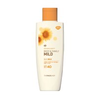 Kem chống nắng Natural Sun Aq Body Family Mild Sun Milk SPF40 PA+++