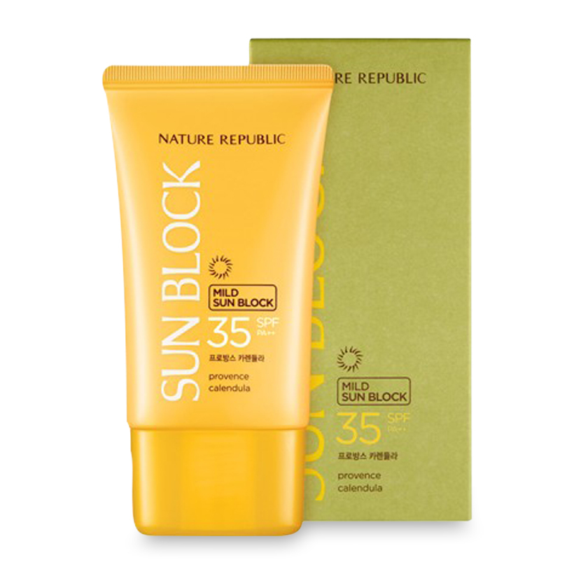 Kem chống nắng Nature Republic Provence Calendula Daily Sun Block SPF50+ PA+++ 57ml