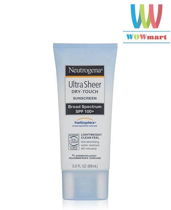 Kem chống nắng Neutrogena Ultra Sheer Dry Touch Sunscreen Broad Spectrum SPF 100+ 88ml