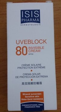 Kem chống nắng Uveblock SPF80 Invisible Cream