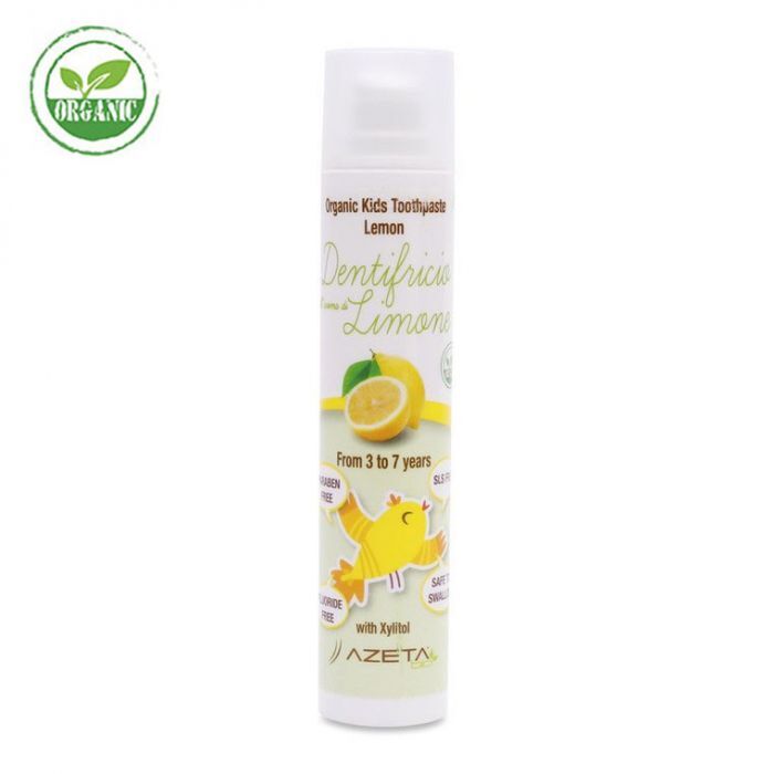 Kem đánh răng hữu cơ Azeta Bio - dạng gel, 50ml (3-7 tuổi)