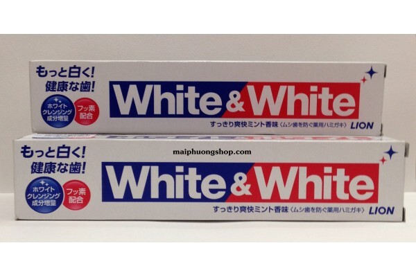 Kem đánh răng White & White Lion - 150 g