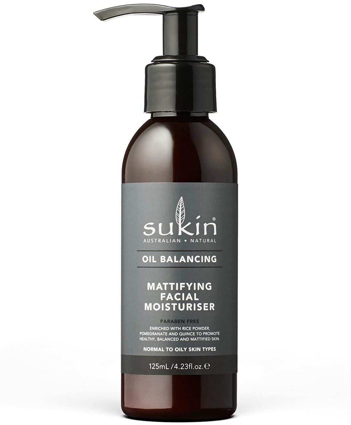 Kem dưỡng ẩm kiềm dầu Sukin Oil Balancing Mattifying Facial Moisturiser 125ml