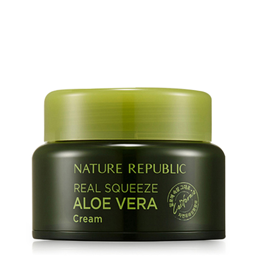Kem dưỡng ẩm lô hội Nature Republic Real Squeeze Aloe Vera Cream 50ml