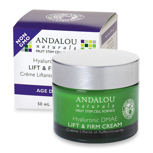 Kem dưỡng da Andalou Naturals Hyaluronic DMAE Lift & Firm Cream 50ml