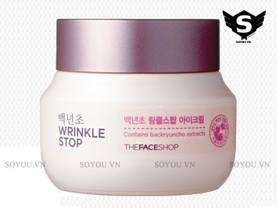 Kem dưỡng da Backryuncho Wrinkle Stop cream The Face Shop