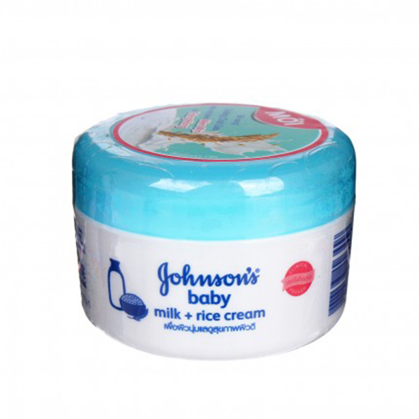 Kem dưỡng da chứa sữa và gạo Johnson's Baby Milk + Rice Cream 50g