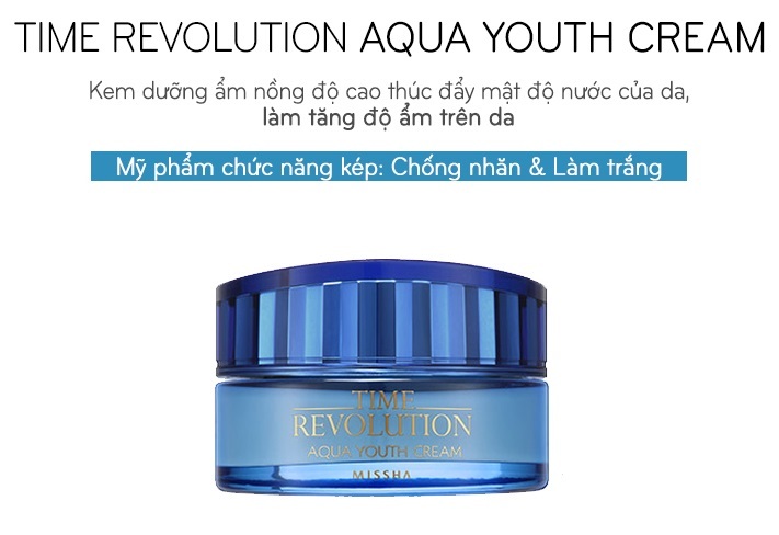 Kem Dưỡng Da Missha Time Revolution Aqua Youth Cream
