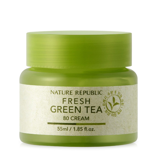Kem dưỡng da Nature Republic Fresh Green Tea 80 Cream 55ml