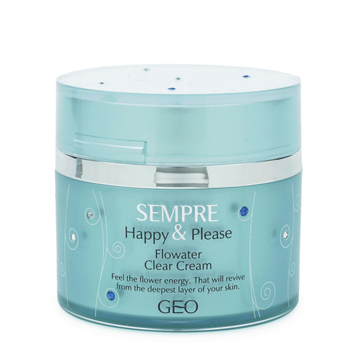 Kem dưỡng da trị mụn Geo Sempre H&P Flowater Clear Cream 50g