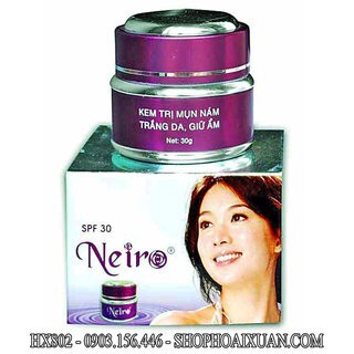 Kem trị mụn nám trắng da giữ ẩm Neiro-30g