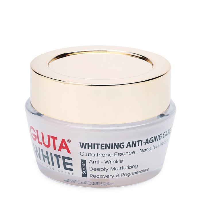Kem dưỡng trắng da chống lão hóa ban đêm Gluta White Whitening Anti-Aging Care