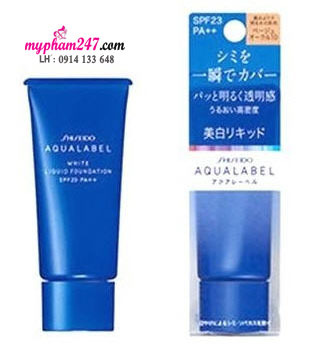 Kem nền Shiseido AquaLabel White Liquid Foundation SPF 23 25g