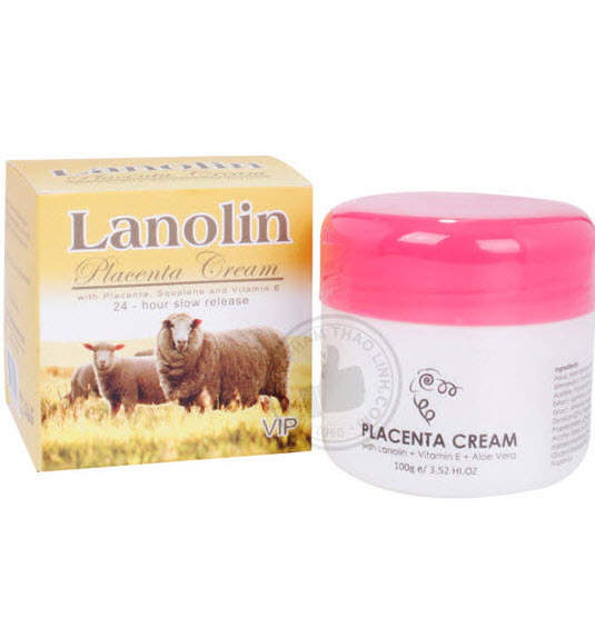 Kem nhau thai cừu Lanolin Placenta 100gr