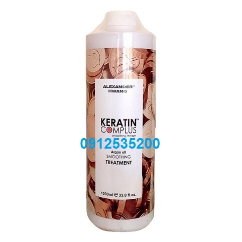 Kem phục hồi và làm thẳng tóc Keratin Complus (đồng tiền) 1000ml