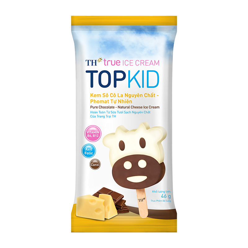 Kem que TH True Ice Cream công thức Topkid