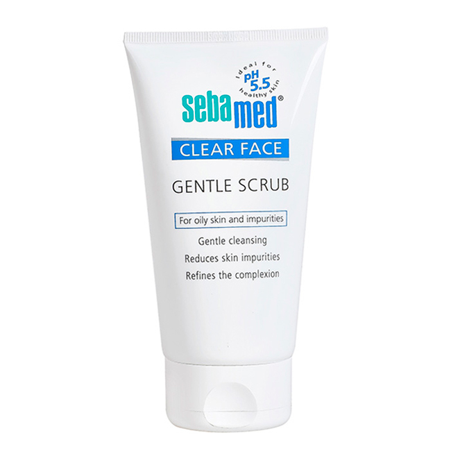Kem tẩy tế bào chết Sebamed Clear Face Gentle Scrub pH 5.5 150ml
