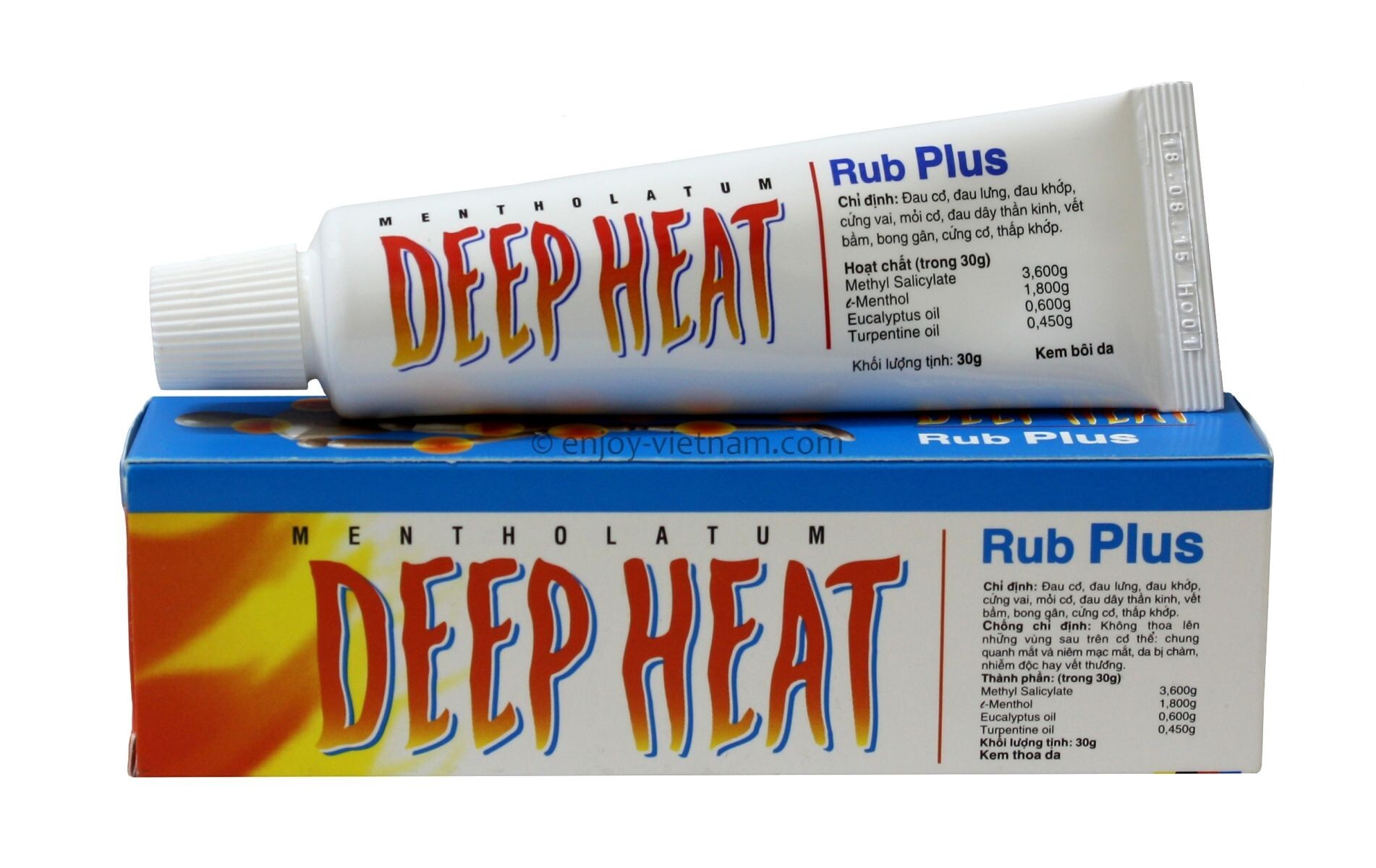 Kem thoa da giảm đau Deep Heat Rub Plus