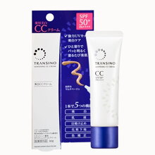 Kem trang điểm CC Transino Whitening Cream SPF50+/PA++++ Nhật Bản
