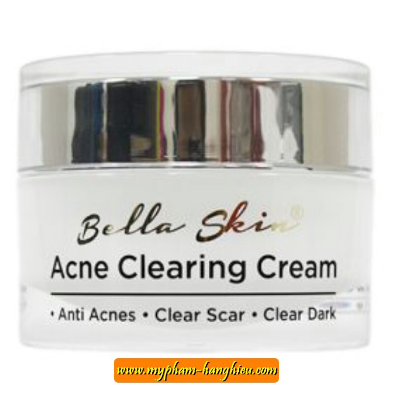 Kem trị mụn, xoá vết thâm Bella Skin Acne Clearing Cream