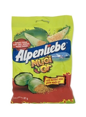 Kẹo Alpenliebe vị muối ớt - gói 87g