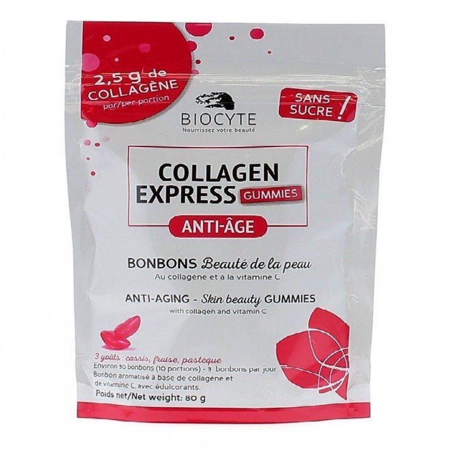 Kẹo bổ sung collagen Biocyte Collagen Express Gummies 80g