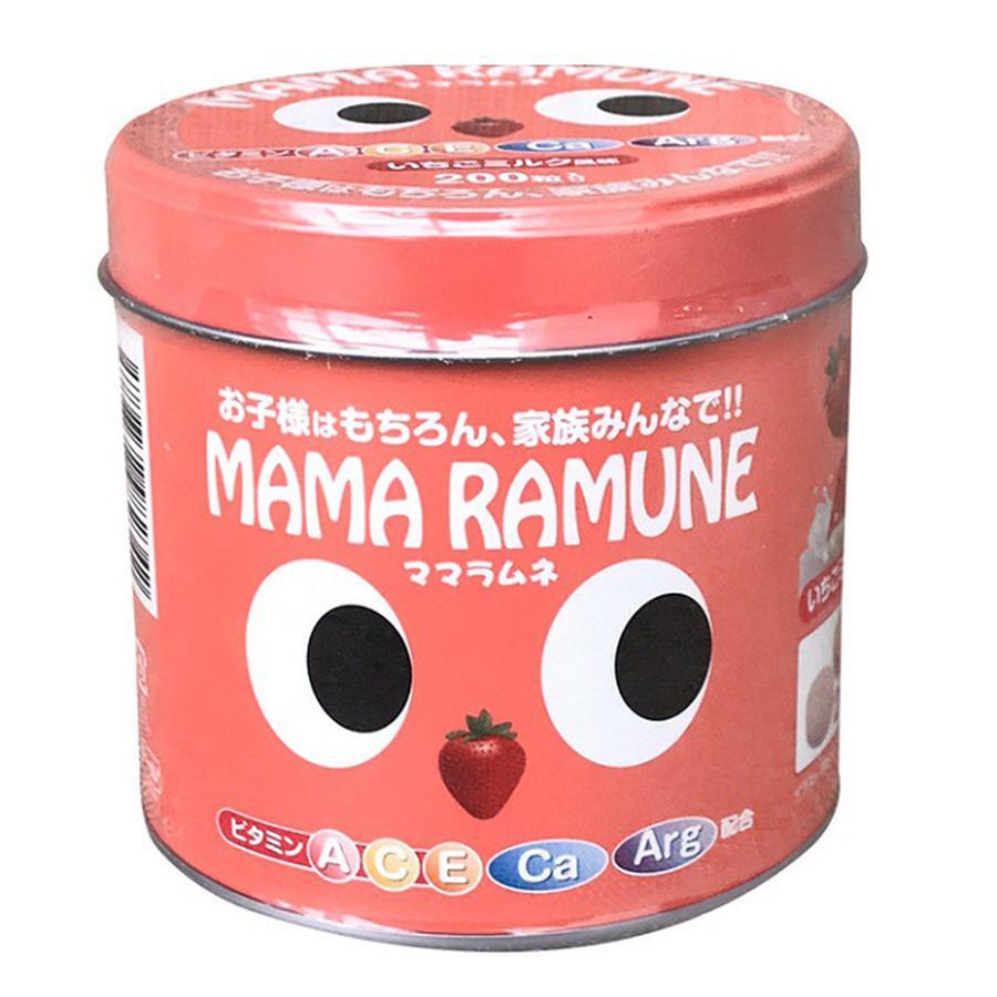 Kẹo cho trẻ biếng ăn Mama Ramune - 200 viên