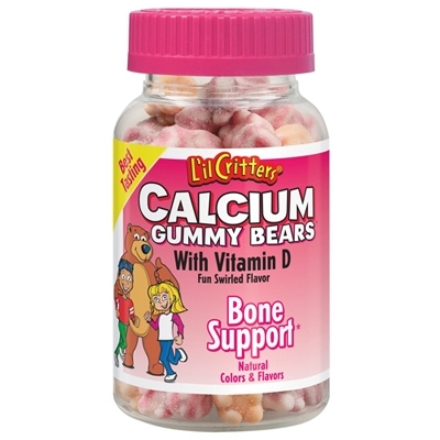 Kẹo dẻo Calcium Gummy Bears & Vitamin D - 200 viên