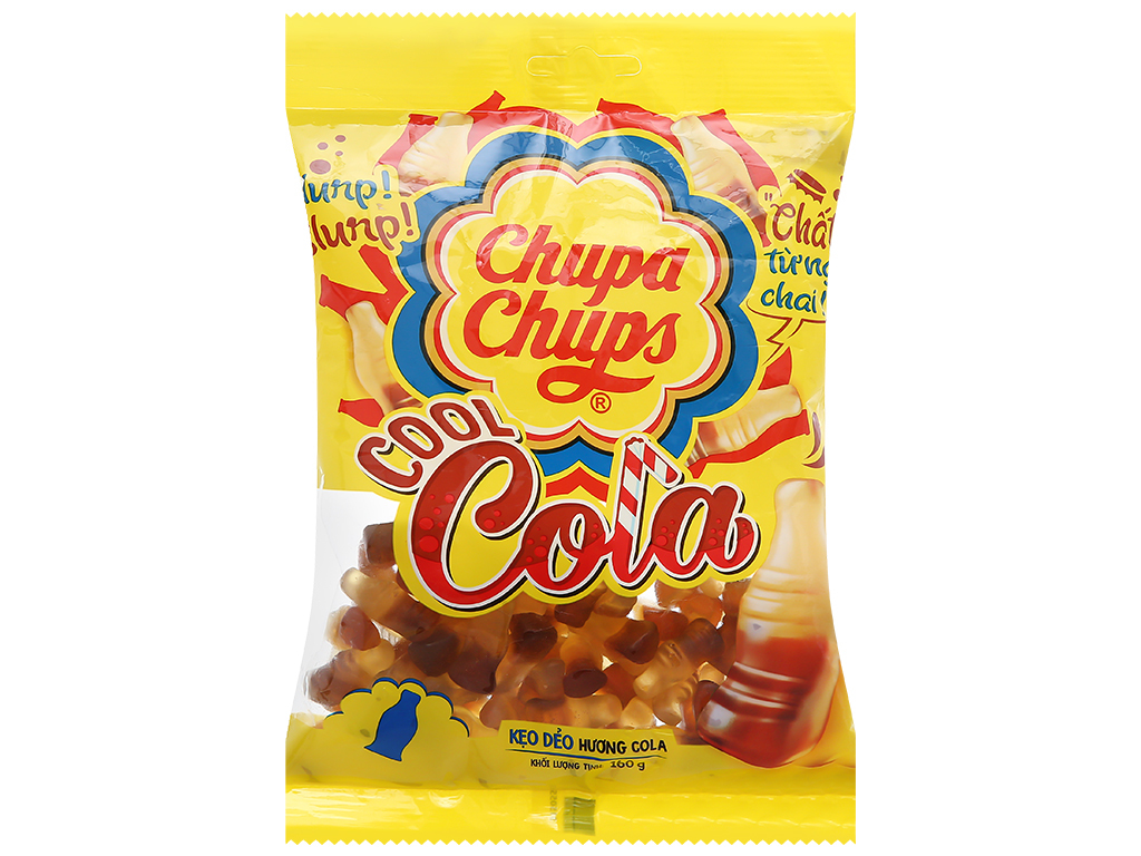 Kẹo dẻo cola Chupa Chups Cool gói 160g