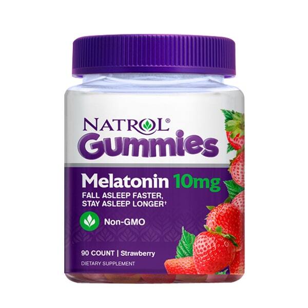 Kẹo dẻo giúp ngủ ngon Natrol Gummies Melatonin 10mg 90 viên