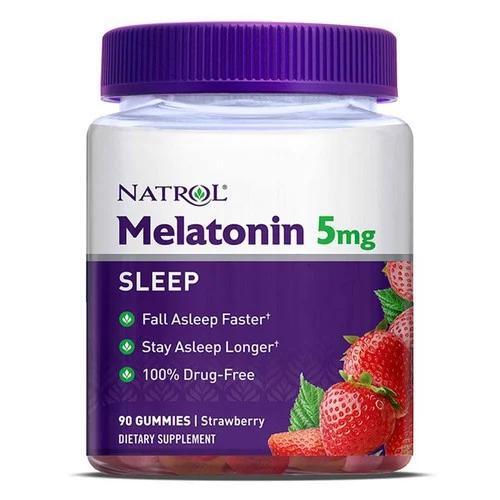 Kẹo dẻo giúp ngủ ngon Natrol Gummies Melatonin 5mg 90 viên